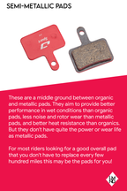 Semi-Metallic Brake Pads
