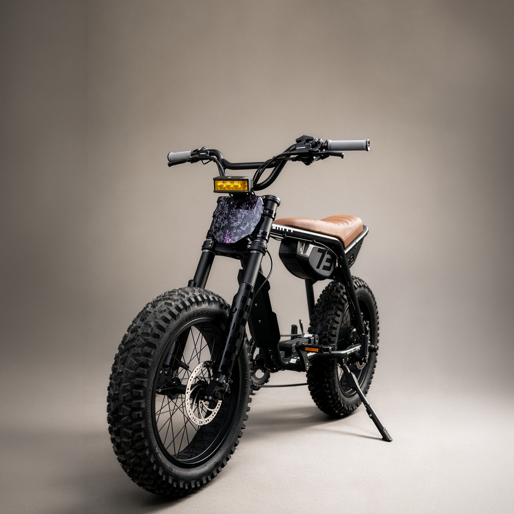 super73 alta bar headlight, baja style headlight